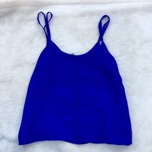 Blue tank top